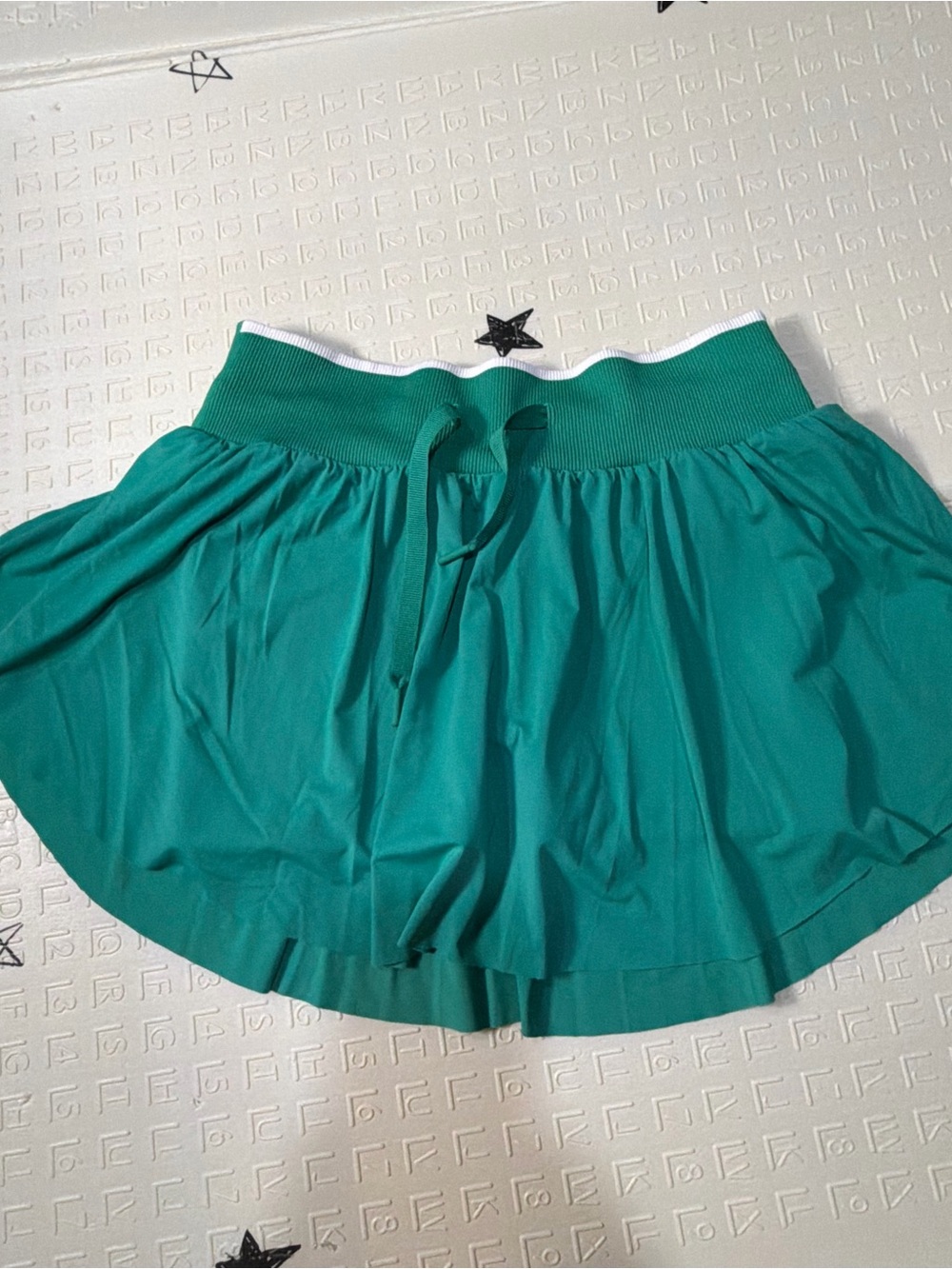 all in motion Teal Circle Skater Skirt with Drawstring Waist